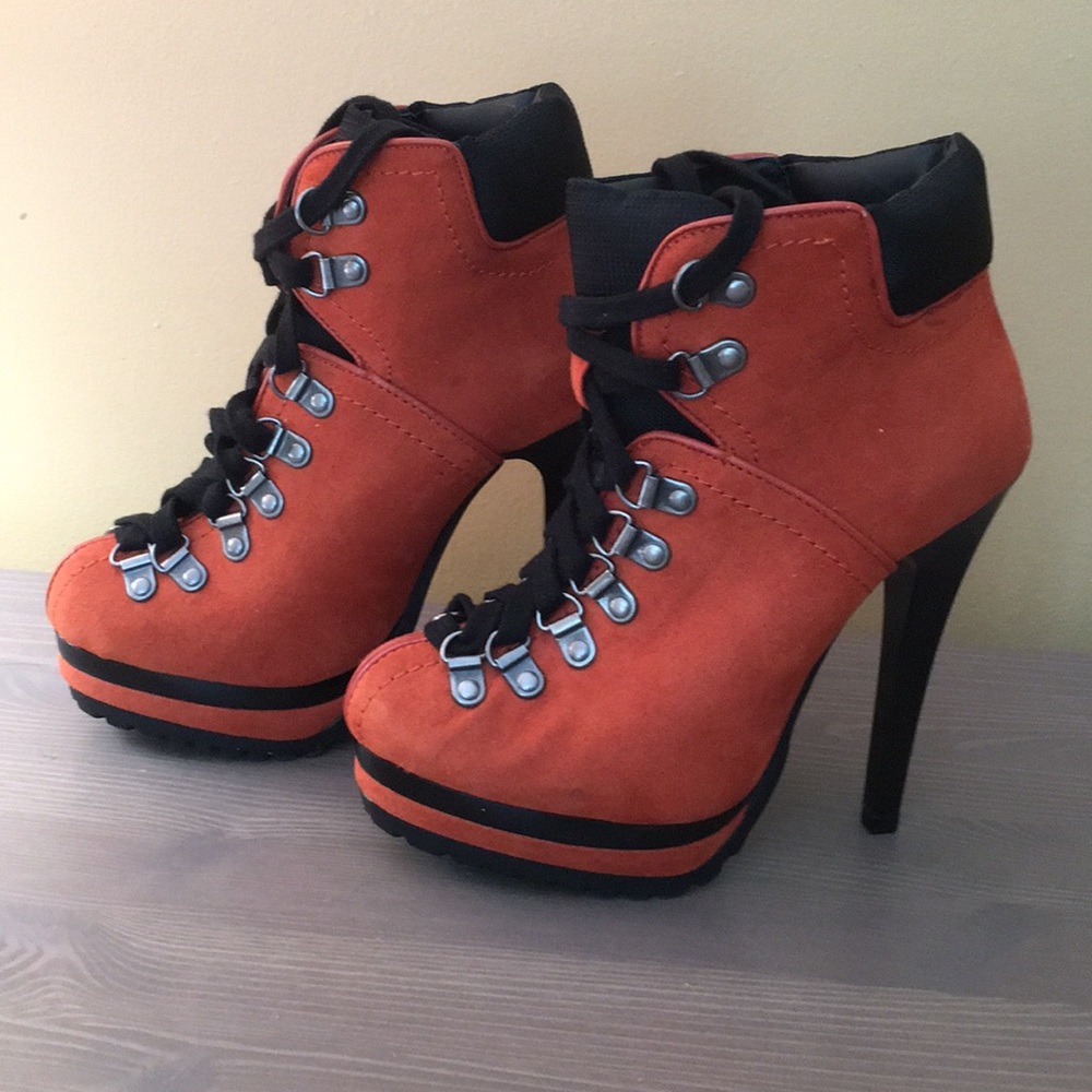 Fabulous Orange Boots-xhilaration